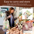 thumbnail image 2 of Fkszll Large Shopping Bags, 8 Pack Reusable Foldable Grocery Bags with Handle, Washable Polyester Tote Bags Eco-Friendly, for Outdoor Travel Groceries Storage, 2 of 8