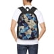 thumbnail image 4 of Disketp Abstract Blue Squares Mochila Minimalista de Gran Capacidad, Mochila de Viaje para Escuela, Trabajo o Uso Diario, 4 of 6
