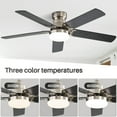 thumbnail image 3 of Sofucor 42" Modern Ceiling Fan ,Dual Mount,LED Integrated,3 Light Temperature(3000K/4000K/6000K), 3 of 7