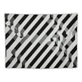 thumbnail image 5 of ONETECH Tapestry Pattern Diagonal Striped Lines Geometric Memphis Retro Slant Trendy Textures Strip Track Design Wall Tapestry Cute Tapestry for Bedroom Living Room, 5 of 7