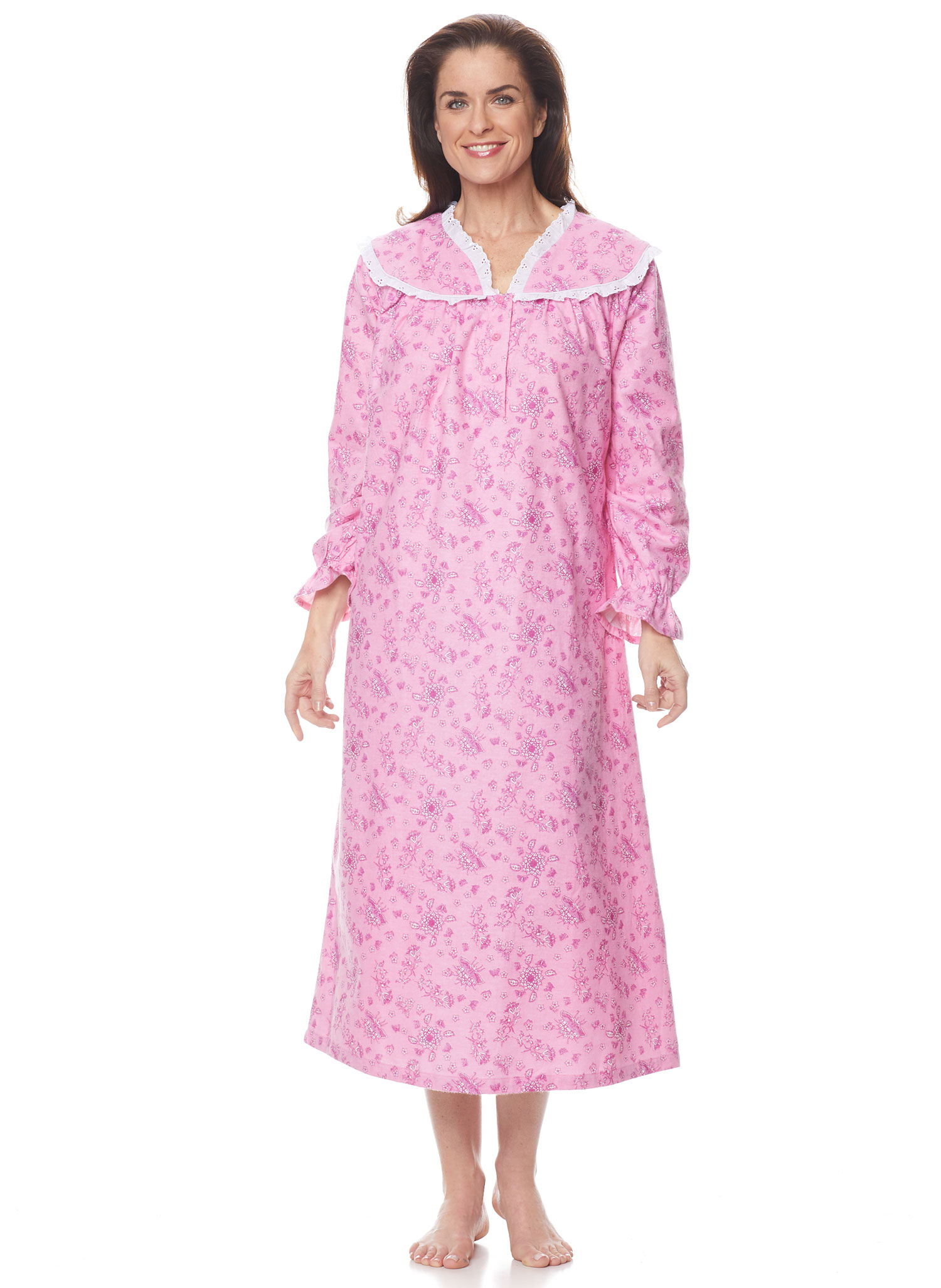 AmeriMark Long Flannel Nightgown for 