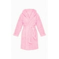 thumbnail image 4 of Womens Soft Cute Warm Long Fleece Plush Robe with Hood Animals Ears Bathrobe, 4 of 7