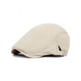 thumbnail image 6 of Dewadbow Men Boy Baker Caps Newsboy Hat Peaky Blinder Style Flat Cap, 6 of 6