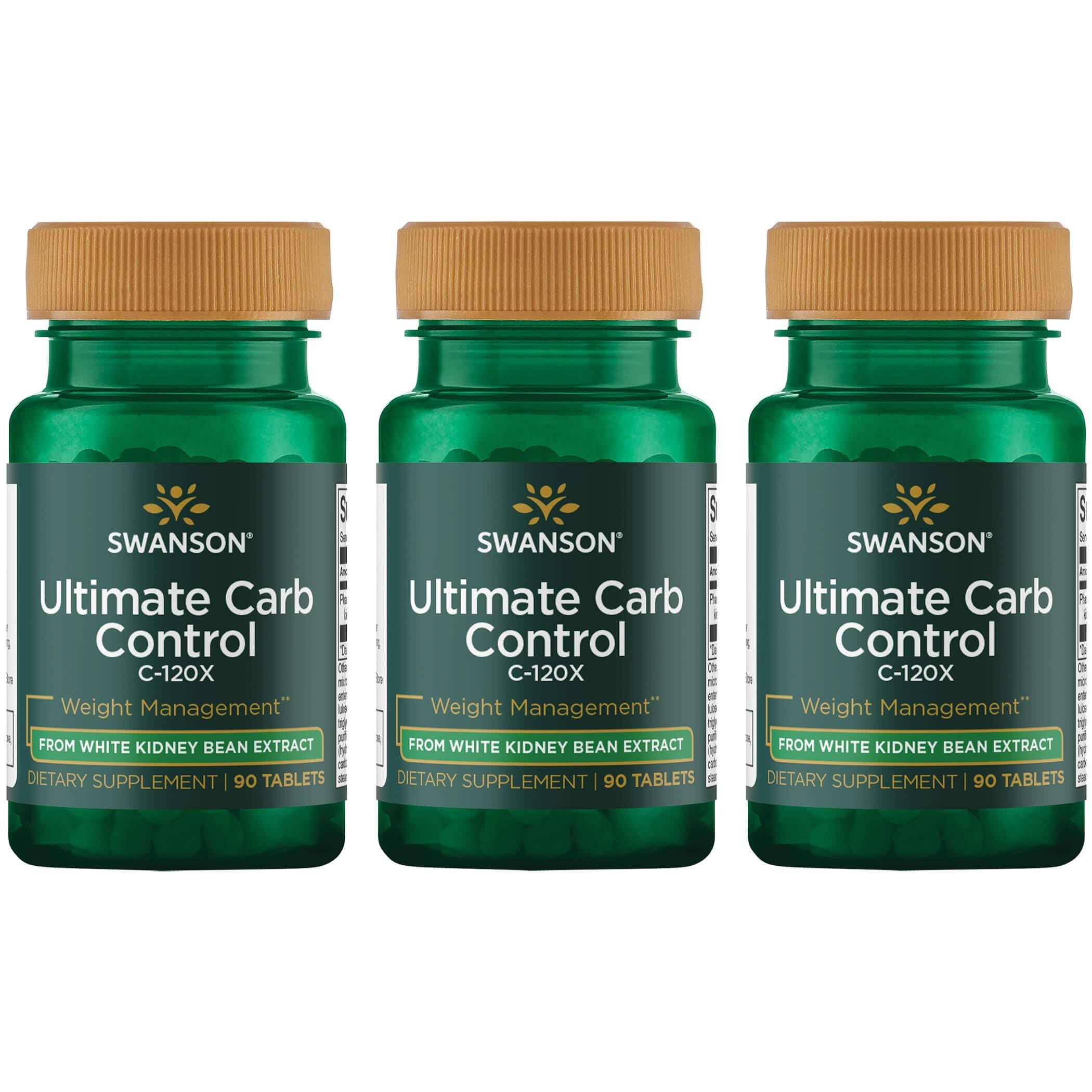 Swanson Ultimate Carb Control C120X from White Kidney Bean Extract 3