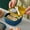 Blue-25oz, variant on TUITOONM Green Leak Proof Divided Lunch Box, 25 fl oz Microwave Safe Compartment Food Container with Secure Lid for Meal Prep and Portion Control