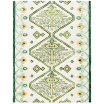 SAFAVIEH Aspen Eirann Southwestern Wool Area Rug, Ivory/Yellow, 8' x 10'