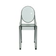 thumbnail image 6 of Techni Home Ghost Chair, Set of 4 Stackable Acrylic Chairs for Weddings, Parties, Events, Extra Dining Seating, Modern Versatile for Indoor/Outdoor Use, Grey, 6 of 11