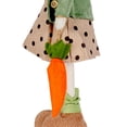 thumbnail image 3 of STPgoods Marigold the Bunny Easter Figurine 18.5" (47 cm) Fabric Easter Decoration Standing Decoration Easter Collectible Figurine Holiday Decor Tabletop Favor Figurine, Green and Beige, 3 of 6