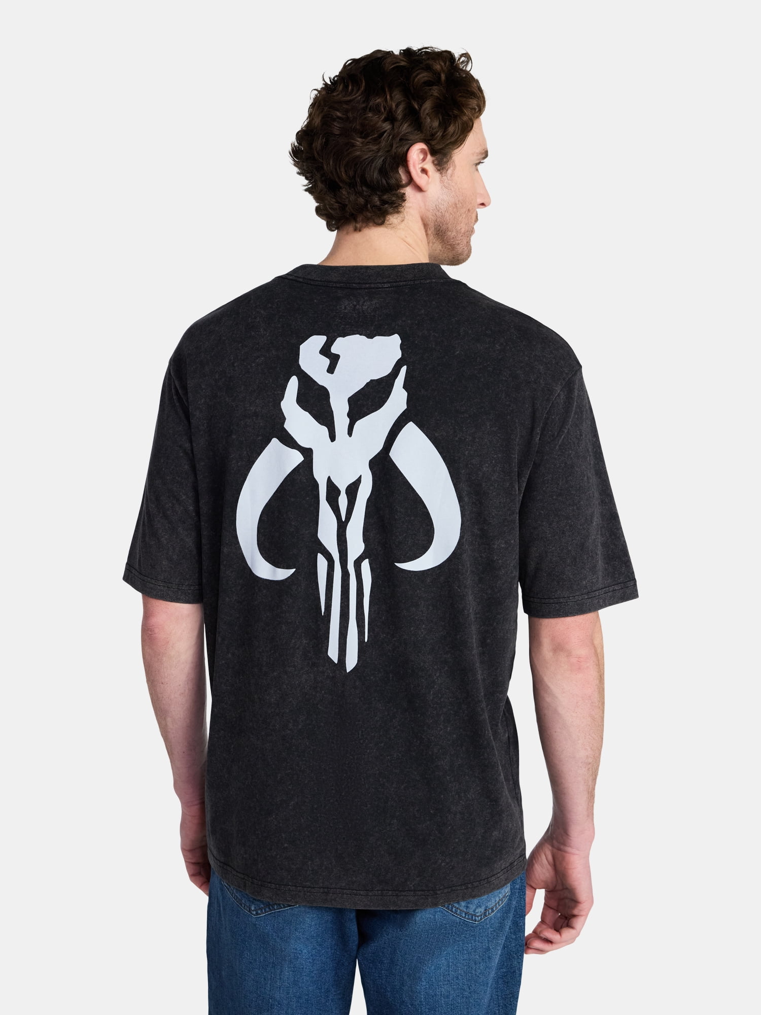 The Mandalorian Men's and Big Men's Collage Cover Graphic Tee with Short Sleeves, Sizes S-3XL
