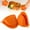 Orange, variant on Silicone Oven Heat Pot Holder， Cute Kitchen Mittens Silicone Pinch Grip Oven Rubber Gloves For Fryer Baking Colorful silicone oven mitts