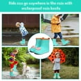 thumbnail image 6 of Cyiecw Toddler Rain Boots Kids Rain Shoes for Boys and Girls Waterproof Boots 2-7 Years Old, 6 of 7