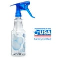 Great Value Empty Plastic Spray Bottle, 16 oz Capacity, Bubble Design