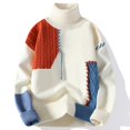 thumbnail image 4 of Suéter de lana de lujo de alta gama para hombre, jersey de cuello alto atractivo, suéteres navideños suaves y cálidos para hombre, otoño e invierno, 2024, 4 of 4