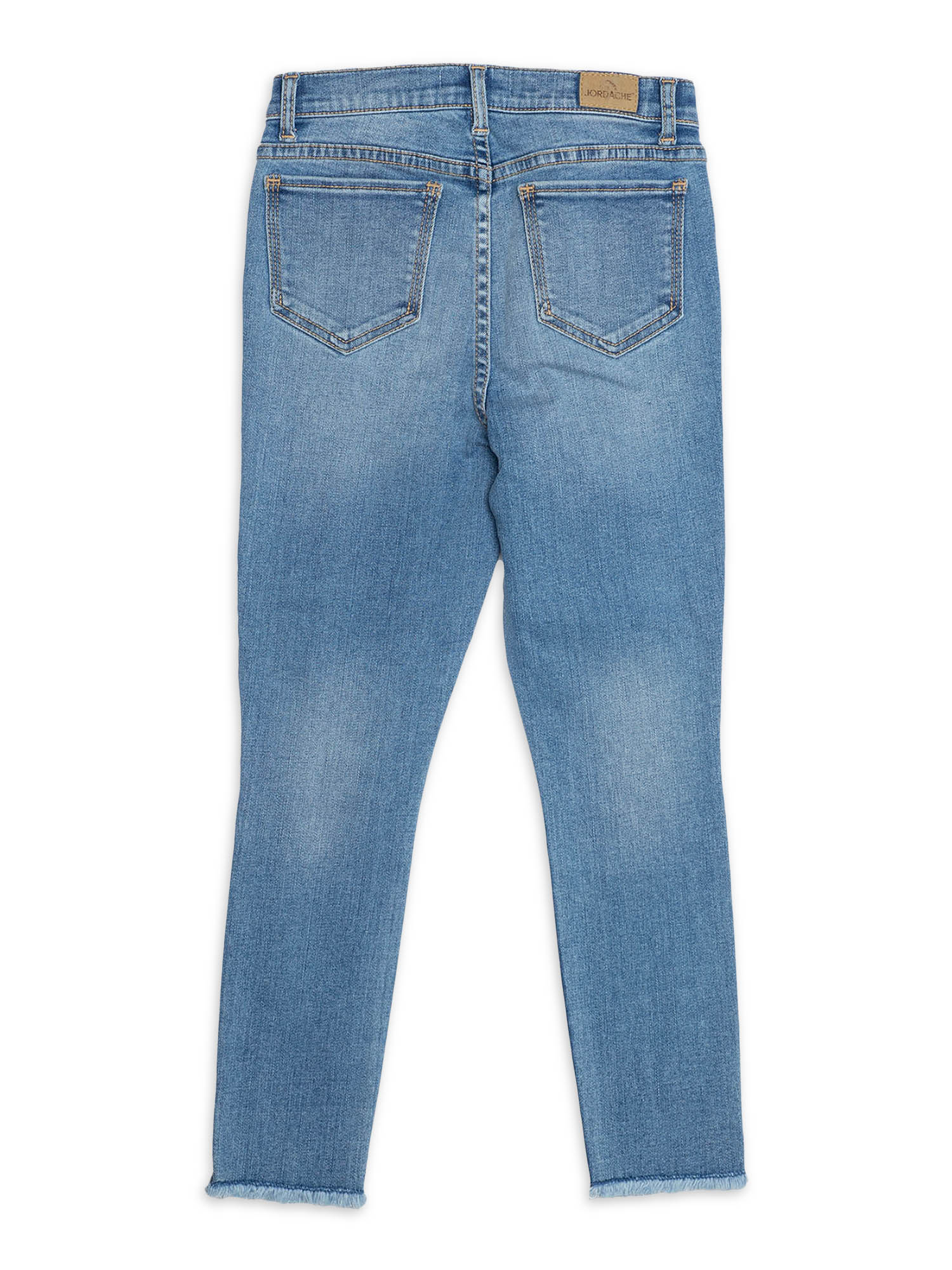Jordache Girls Distressed Super Skinny Ankle Jeans, Sizes 4-18
