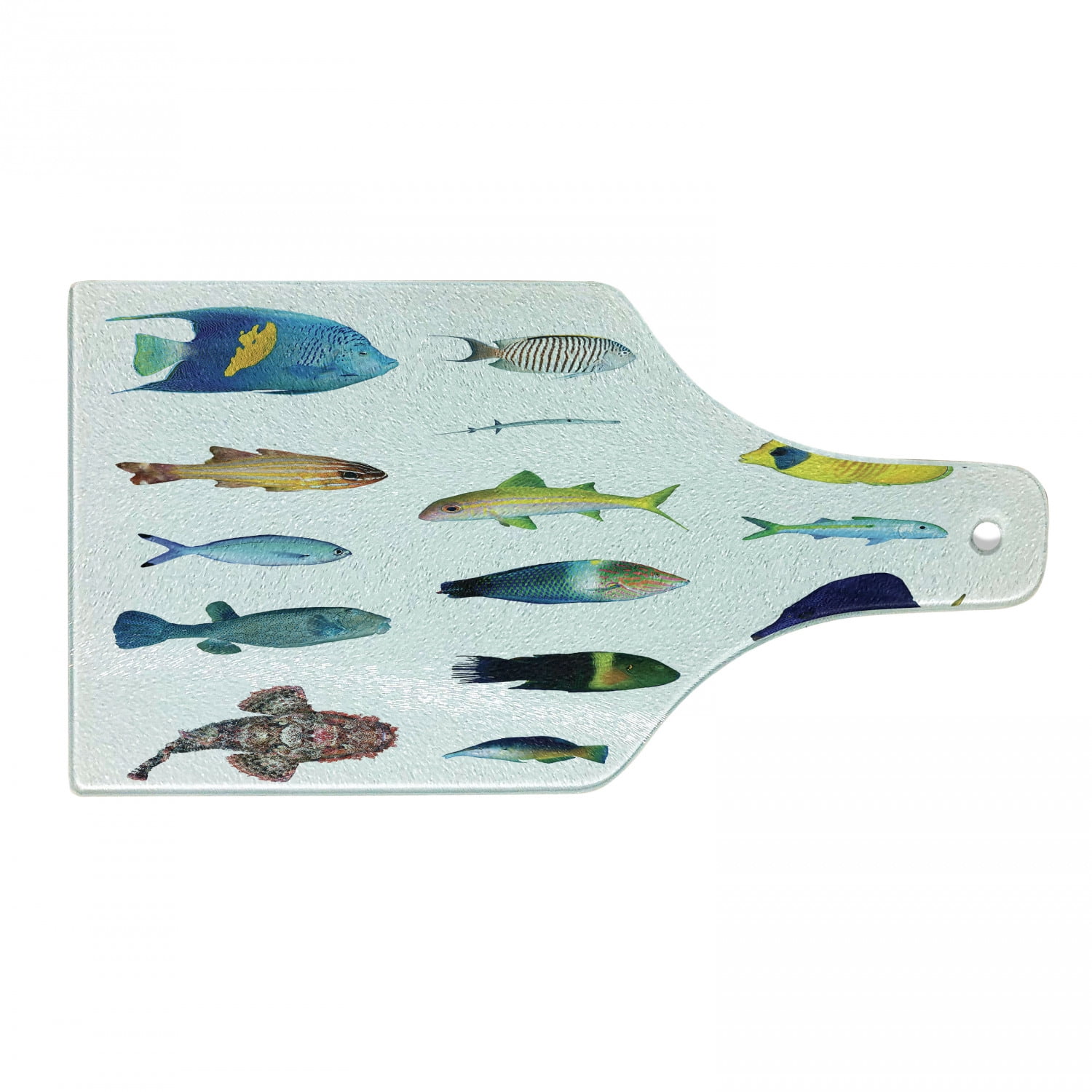 Maritime Cutting Board, Marine Life Creatures with Cardinalfish ...