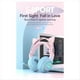 thumbnail image 3 of Auriculares Inalámbricos Bluetooth con Orejas de y Astas para Gamers con Luz RGB para Niños, Color Azul., 3 of 5
