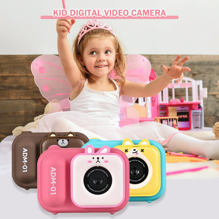 1080P Kids Camera, Unicorn Toddler Camera For Christmas Birthday Festival  Gift, Digital Multi-Functional Child Camera with 2Inch Screen 20MP 32GB  Card