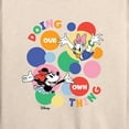 thumbnail image 3 of Disney - Doing Our Own Thing - Women's Lightweight French Terry Long Sleeve Shirt, 3 of 5