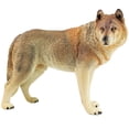 thumbnail image 1 of Plastic Wolf Model Plastic Wolf Ornament Standing Wolf Model Wildlife Animals Model, 1 of 7