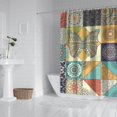 thumbnail image 2 of Waterproof Bohemian Shower Curtain 72x72 Inch Boho Style Polyester Unique Shower Curtain for Bathroom Hotel Home Decor with 12 Plastic Hooks, 2 of 5