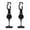 A 2pcs, variant on Anti-Theft Phone Tether Retractable Steel Line Cellphone Strap Universal Phone Lanyard with Locking Carabiner And Metal Tether Tab for Outdoor Hiking Climbing Fishing
