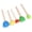 Multicolor, variant on Tnobhg 5Pcs Sponge Stamp Stick DIY Painting Stencil Wooden Handle Easy to Clean Different Size Kids DIY Painting Stencils Arts Tool