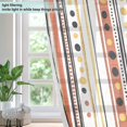thumbnail image 4 of Yayeee Window Curtains Light Filtering 63"x42" Grommet Panel Pair Home Living Room Decor, Brown Abstract Dots, 4 of 7