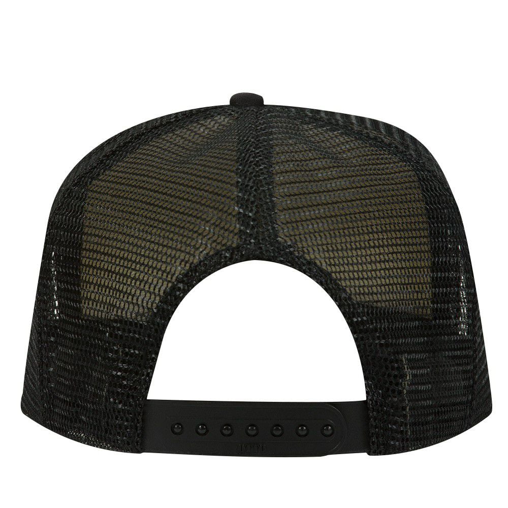 Navy x OTTO 5 - Hat Trucker (12 Front 12 High Back - Pcs) Foam Crown Mesh Polyester Panel Wholesale