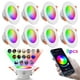 thumbnail image 1 of Bombilla LED RGB 10W Control remoto IR 85-265V Atmósfera nocturna, 1 of 9