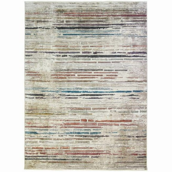Mayberry Rug OX3131 2X3 2 ft. 1 in. x 3 ft. 3 in. Oxford Hillcrest Area Rug, Multi Color