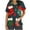 Red, variant on JINGWANGYHBD Womens Christmas Nurse Uniform Lightweight Scrub Tops Funny Print Shirts Stretchy Soft Loose Uniforms Holiday Merry Xmas Workwear