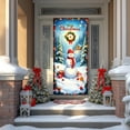 thumbnail image 5 of Antqov Christmas Decorations, 35x71" Funny Christmas Door Cover House Front Door Banner Background Hanging Christmas Decor for Holiday Winter Party Supplies, 5 of 6