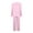 Pink, variant on Tnhcen 2 Piece Women's Pajama Sets Striped Waffle Knit Lounge Set Long Sleeve Pants Homewear S-3XL