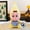 Blue striped bib, variant on 20cm Cute Cartoon Star Man Dress-up Plush Doll, Kids Birthday Gift