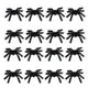 thumbnail image 1 of FELTECHELECTR 20 piezas de arañas de peluche de 5 mm para cosplay, juguetes de plástico artificiales para Halloween, fiestas, noches de miedo (negro), 1 of 6