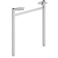 thumbnail image 2 of Hon HONLPLLEG24USVR 24 in. Mod Worksurface U-Leg Support, Silver, 2 of 3