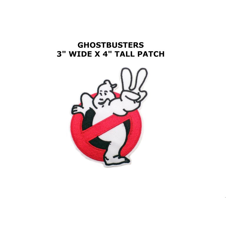 Ghostbusters embroidered patch logo No ghost No. 2 Ghostbusters logo patch