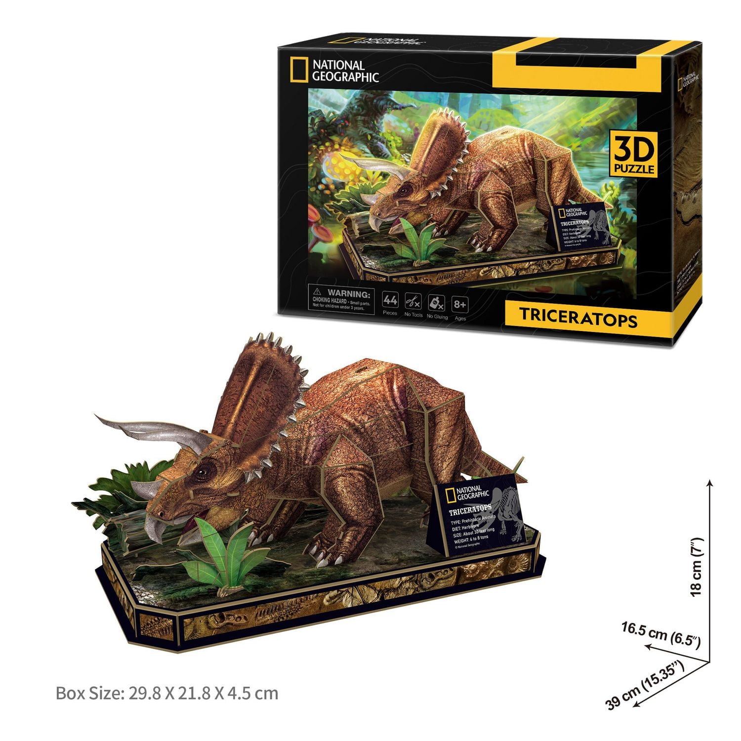National Geographic 3D Puzzle: Triceratops