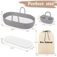 thumbnail image 3 of Cesta cambiadora de pañales Pro Goleem Baby con almohadilla de espuma y carrito, 3 of 7