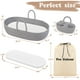 thumbnail image 3 of Cesta cambiadora de pañales Pro Goleem Baby con almohadilla de espuma y carrito, 3 of 7