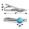 thumbnail image 3 of Hold Your Sea Horses Funny Humor Round Tie Bar Clip Clasp Tack Silver Color Plated, 3 of 6