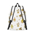 thumbnail image 2 of Lsque Gnome With Sunflower Pattern Canvas Daypack, Durable Backpack, High-quality Versatile Backpack,Vintage Compact Backpack-Medium, 2 of 6