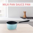 thumbnail image 3 of Milk Pan, Sauce Pan, Butter Melting Pot, Porridge Cooking Pot, Small Saucepan Soup Pot for Cooking Kitchen Breakfast, RV Travel Camping Blue, 3 of 13