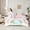 Pink Green Blue Yellow Purple, variant on Castle Fairy Girls Pink Axolotl 7pcs Bedding Comforter Set,Sparkling Sequin Queen Bedding Sets Super Cozy,Cartoon Rainbow Queen Sheet Sets,Luxury Bedroom Decor