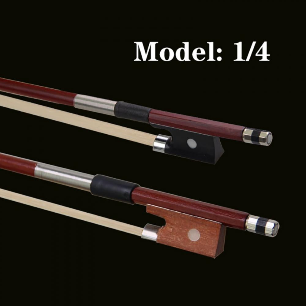 Yinrunx Violin Bow Lightweight Violin Bow Model 1/4 Size Handmade with