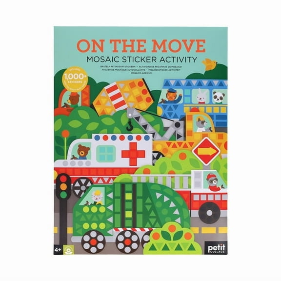 Mosaic Sticker Activity: On the Move, (Paperback)