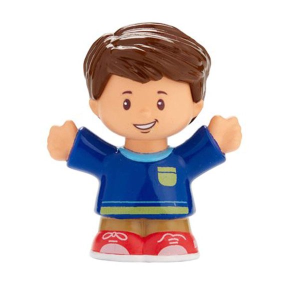 Replacement Jack Figure for Fisher-Price Little People Big Helpers Home FHF34 - Includes Blue Red Boy Figure