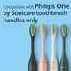 thumbnail image 2 of Cabezales de cepillo Philips Sonicare One, paquete de 2, Shimmer BH1022/05, 2 of 5