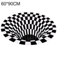 thumbnail image 1 of CAROOTU Vortex Illusion Rug 3D Trap Effect Printing Carpet Bedroom Living Room Study Room Floor Mat, 1 of 6