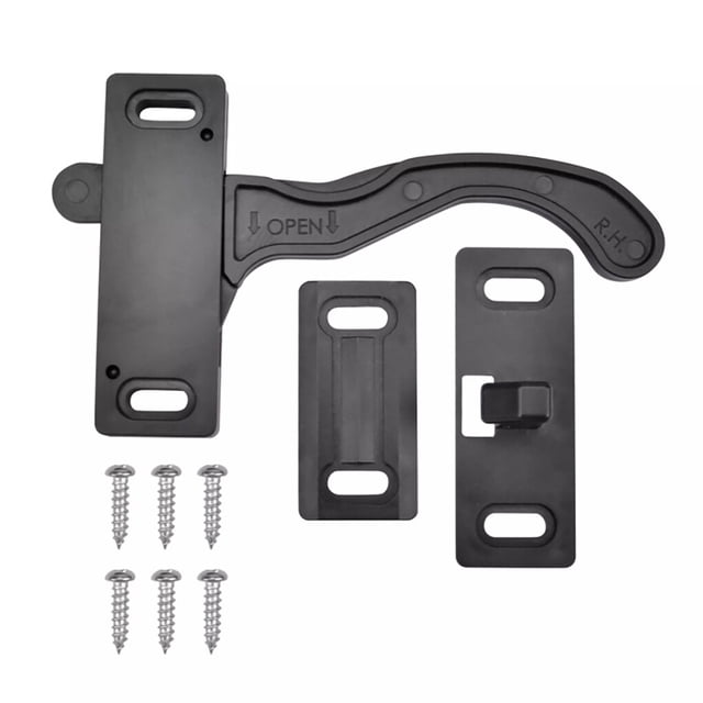 RV Screen Door Latch Right Hand Handle Kit Universal Cargo Trailer Touring Caravans Camper Replacement Parts Accessories